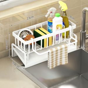 Giá để đồ rửa bát tích hợp thanh treo size 23cm GA625