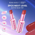 【New Product】Hanasui Next Level Butter Balm Tint - Color Butter Balm Tinted Lip Balm Melembabkan & Mencerahkan Bibir Lightweight & Cover Bibir Gelap Beauty Hyper Gloss Lip Balm. 