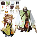 Genshin Impact Yaoyao Cosplay Trang Phục Phụ Nữ Trẻ Em Anime Lolita Dress Đáng Yêu Đồng Phục Yao Yao Tóc Giả Halloween Trang Phục Toàn Bộ. 