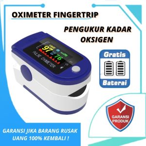 [BERGARANSI] Fingertrip Pulse Oxymeter Oximeter spo2 Alat Ukur Detak Jantung Dan Kadar Oksigen Darah LCD LED