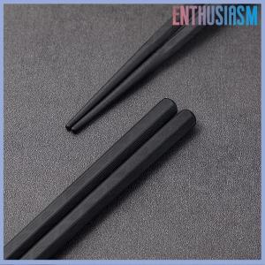 【Enthusiasm】🌟🌟【Hot Sale】🎈 ตะเกียบจีนอัลลอย1คู่ใช้ซ้ำได้ไม้ซูชิญี่ปุ่นใช้ซ้ำได้กันลื่นปลอดภัยตะเกียบเกรดอาหารรูปไม้ไผ่