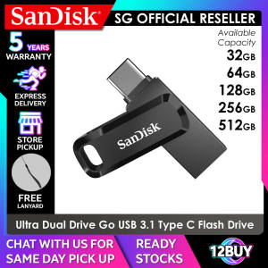 SanDisk Ultra Dual Drive Go USB 3.1 Type C 2-in-1 Flash Drive Read Speed 150MB/s 32GB 64GB 128GB 256GB 512GB 1TB DC3 12BUY.MEMORY 1Tb External Disk Drive - Lazada