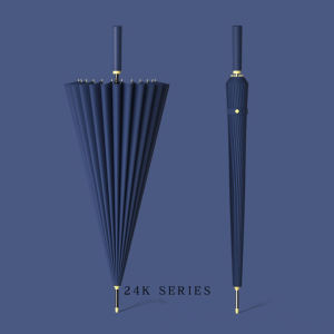 (Ship in 12hrs)AMBRELLA 24Bone Long big umbrella quality UV rainproof windproof Golf Straight Handle Business Umbrella Suitable for 1-3 people
