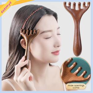 DADOMYD Anti-static Head Meridian Massage Comb Handheld Six-Claw Massage Gua Sha Tools Durable Wide Tooth Back Scratcher for Promote Blood Circulation