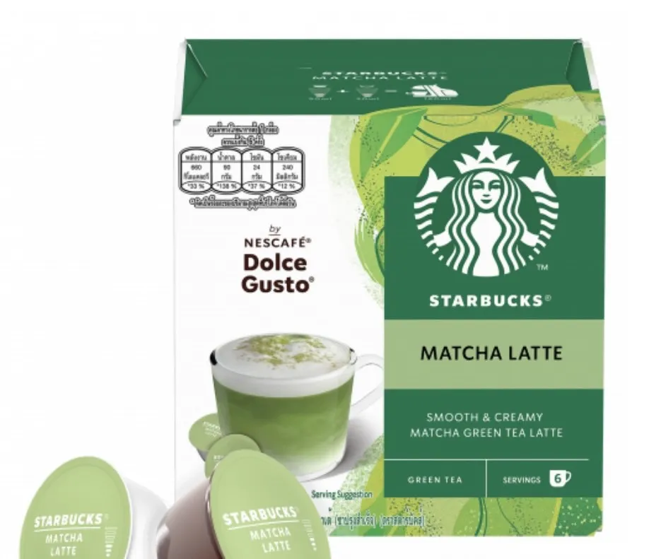 NEW STARBUCKS Matcha Latte BB10 2024 Capsules by NESCAFE Dolce Gusto Capsules Starbucks Lazada .th