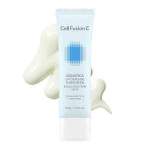 [Reday stock]Cell Fusion C Aquatica  UV Protection Facial Sunscreen  SPF 50 No White Cast  Moisturizing SPF  Moisturizing cream  Including PDRN50 Ml  / 1.69 Fluid Ounce