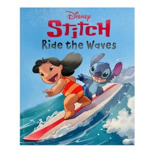 Disney Stitch Ride The Waves Picture Story Book For Kids Easy To Read With Beautiful Illustrations