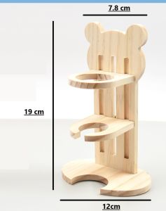 ที่ใส่ขวดน้ำหนูแฮมสเตอร์ ไม่แถมขวดน้ำ สินค้าต้องประกอบเอง ขนาด 16.4x9x20 CM