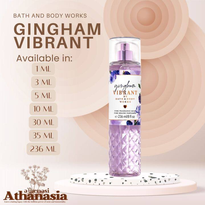 Gingham Vibrant by Bath and Body Works BBW Fragrance Mist TAKAL