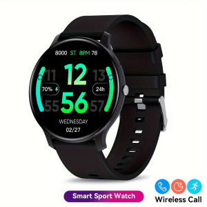 Đồng hồ thông minh LAXASFIT 2025 HD Cảm ứng toàn màn hình IP67 Máy đo nhịp tim chống nước