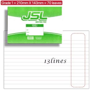 10pcs/Pack Writing pad / Grade 1 / Grade 2 / Grade 3 / Grade 4 Elementary Pad Paper School supplies