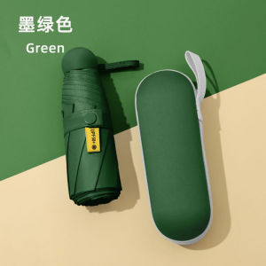 Payung Mini KOREAN STYLE Buka Tutup Anti UV Lapisan Hitam Warna Pastel Umbrella Korean Style Premium Kokoh Payung Mobil Hujan Kualitas Lipat Mini Kapsul SPF50 Payung Free Tempat Anti Panas Angin Capsule Kotak Tahan Hujan UPF 50+ 6 Rusuk Mini Light 50++
