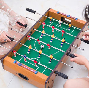 ของเล่น ฟุตบอลมือหมุน โต๊ะฟุตบอลของเล่น เกมฟุตบอล ขนาดใหญ่ กีฬาฟุตบอล เกมฝึกสมอง ของขวัญเด็ก ฟรีกล่อง