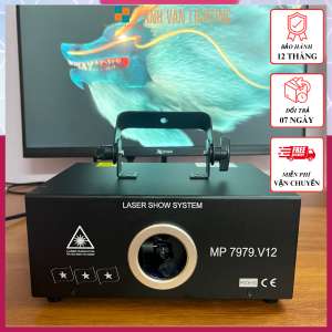Đèn Bay Phòng Laser MP7979 V12 Chiếu Hình 3D Với Hơn  2000 Hiệu Ứng - Top 1 Đèn Bay Phòng Vũ Trường Karaoke