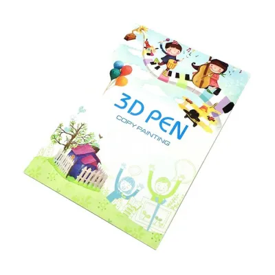 CBT Kids Favors Colorful Kid Gifts Parts 3D Pen Tool Accessories 3D Printing Album Paper Book Template Drawing Stencils