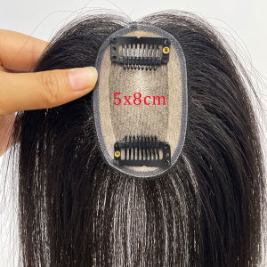 Silk Injection Hair Toppers for Women Real Human Hair Toupee for Women With Thinning Hair Hair Loss Women Topper Part to Any Direction