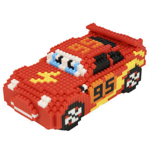 Nano Blocks Lightning Mcqueen Cars Bricks Mainan