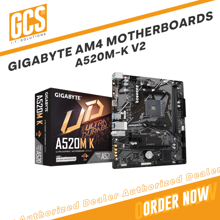 Ryzen Gigabyte A520 H Gigabyte AMD Ryzen A520M-H AM4 MicroATX