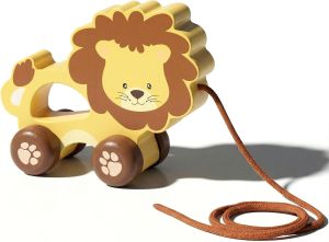 Baby Toys CarWooden Pull Along Toddler Toy Developmental Toy for 1 Year Old Girl Boy Birthday Gift (Dog)