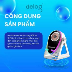 Loa Bluetooth mini cảm ứng H68 thiết kế hiện đại