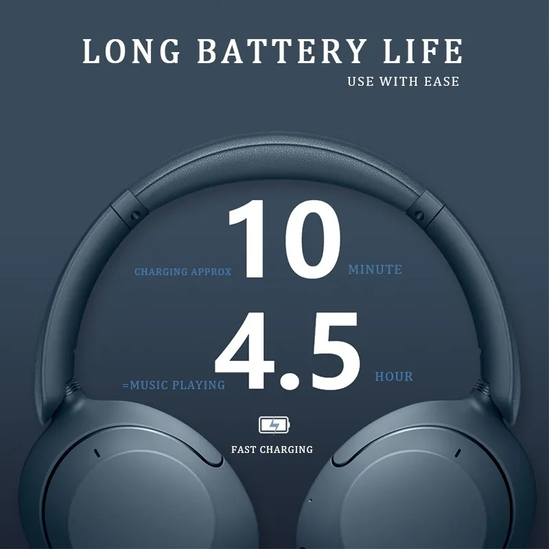 Sony WH-XB910N XB910 Wireless Bluetooth Headphones Noise