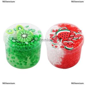[COD] Millennium Strawberry Cloud Crunchy Slime Kit Foam Ball Fruit Sprinkles Slime Toy Birthday Gifts Party Favors For Girls And Boys