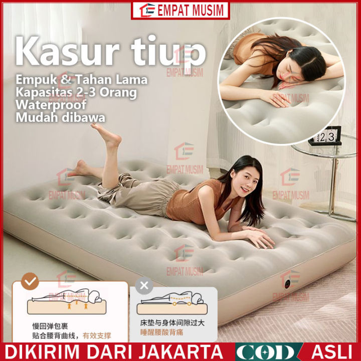 Kasur Angin Queen Size Intex Air Mattress COD】Air Bed/Kasur Angin