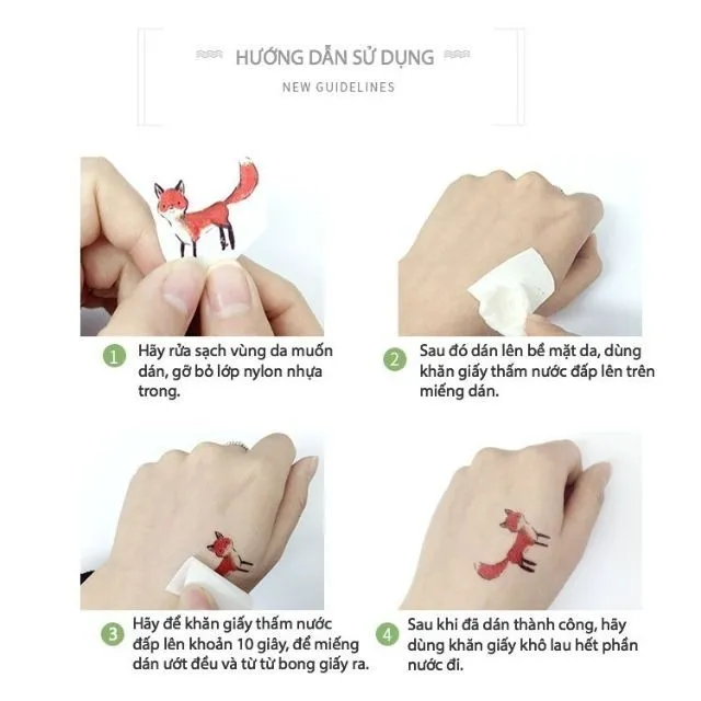 Hình Xăm Tạm Thời Funtattoo Mini Mèo Lười G23 Kéo Dài 15 Ngày | Shopee Việt  Nam