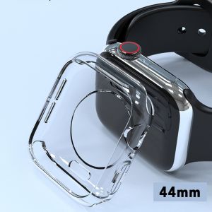 Apple Watch Case Clear TPU 2in1 Cover for Series 9 8 7 6 5 4 3 2 1 SE 45mm / 44mm / 41mm / 40mm / 42mm / 38mm