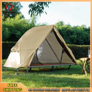 Winnereco ตั้งแคมป์แบบพับเก็บของกลางแจ้งแบบพกพาออกจากเต็นท์พื้นดินคนเดี่ยวกันน้ำกันน้ำทนต่อการเดินทางเดินป่าสำหรับการเดินทางปีนเขา