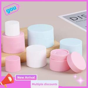 gou Empty Plastic Cosmetic Containers Face Cream Lip Balm Sample Jars Pots