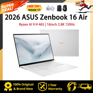 【ASUS Official Warranty】2026 ASUS Zenbook 16 Air | Ryzen AI 9 H 465 | 16inch 2.8K 120Hz OLED Thin and Light Notebook | ASUS Laptop | 华硕灵耀16Air
