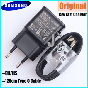 Samsung Fast Charger / Pengisian Cepat 15 Watt Type C For GalaxySamsung A12  A20  A20S  A21S  A31  A32  A52  A70  A71  A72  M10s  M11  M12  M30  M40  M50  S7  S8 SEMUA HP Port TYPE C