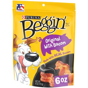 Purina Beggin Dog Treats 170g Original | Fun Size Bacon Bacon with Cheese