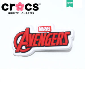 Jibbitz cross charm หัวเข็มขัดรองเท้า ดอกไม้ Marvel   Panther การ์ตูน ins รองเท้าแฟชั่น อุปกรณ์เสริมตกแต่งหัวเข็มขัด จิ๊บบิท ตัวติดรองเท้า cross