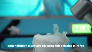 ZOLURA Handheld Fan Mini Portable Jet Fan Rechargeable USB Fan With 100 Gears Strong Wind for Summer