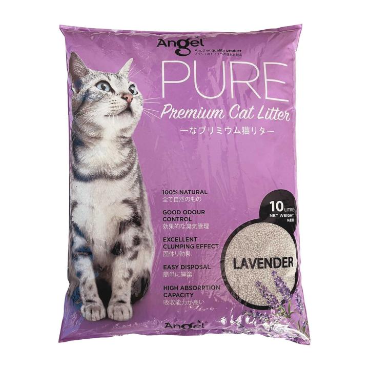 Angel Pure Premium Cat Litter Lavender Scented Lazada Singapore