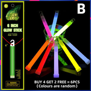WEKO Glow Stick 3pcs/6pcs Outdoor Emergency Super Long Lasting 8-12h Dark Night Lighting Waterproof Disaster Reserve