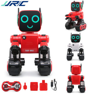 JJRC RC หุ่นยนต์กับกระปุกออมสิน2.4กรัมอัจฉริยะมัลติฟังก์ชั่เสียงเปิดใช้งานการเขียนโปรแกรมการควบคุมระยะไกลหุ่นยนต์เหรียญธนาคารต้นการศึกษาของเล่นของขวัญสำหรับหนุ่มๆสาวๆ