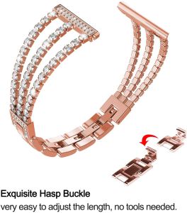 Strap for Amazfit GTS 4 mini Metal Bling Rhinestone Wristband For Amazfit GTS 4 smartwatch Women Bracelet gts4 /GTS 4mini band
