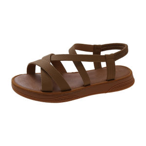 [Free Shipping] New Roman-Style Sandals For Women Featuring A Soft Sole Elastic Straps Thick Platform And Comfortable Design Perfect For The Beach