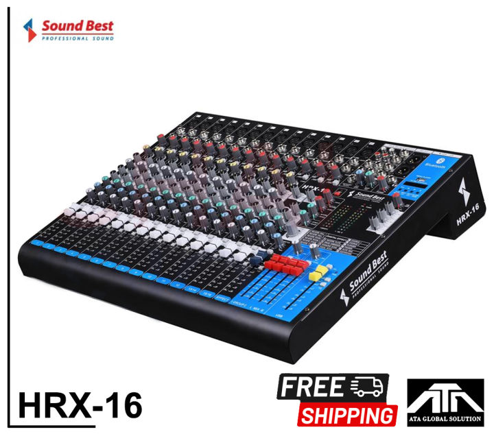 MIXER SOUNDBEST HRX16 มิกซ์เซอร์ ซาวเบส ตัวแต่งเสียง ปรับเสียง อุปกรณ