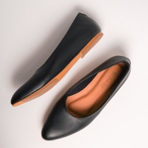 RONA SEPATU FLAT BIG SIZE JUMBO 41 42 43 44 45 BAHAN SYNTHETIC LENTUR OUTSOL KARET NYAMAN EMPUK TIDAK LICIN sepatu balet wanita