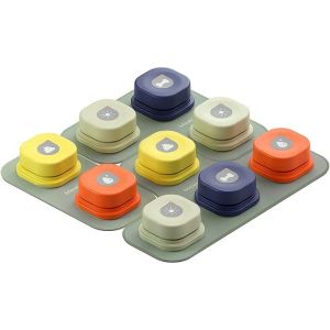 Dog Button Record Talking Pet Communication Vocal Training Interactive Toy Bell Ringer With Pad and Sticker Easy To Use