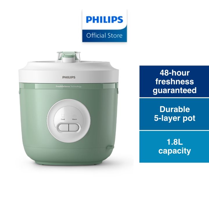 PHILIPS Rice Cooker 1.8L 3000 Series Green HD3212 32