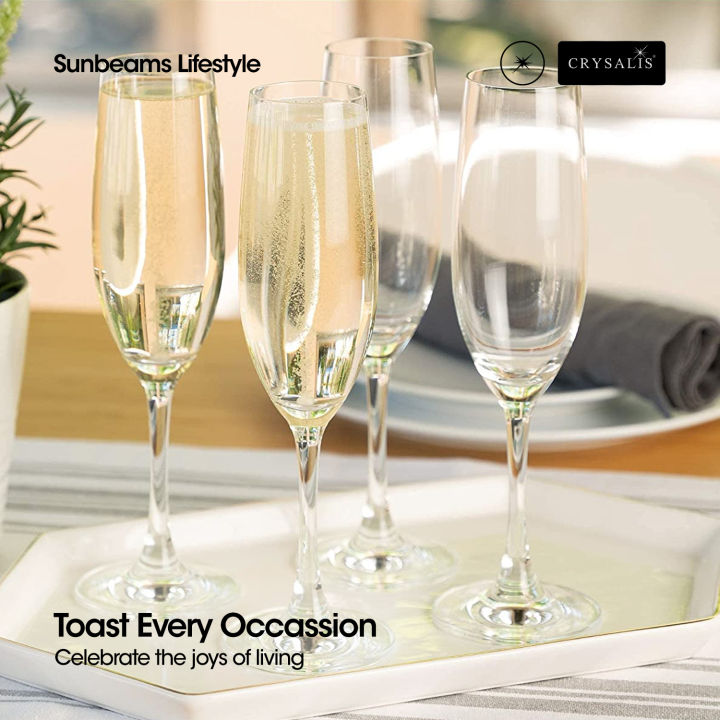 CRYSALIS%20Premium%207oz%20Flute%20Champagne%20Wine%20Glass%20Lead-Free%20Crystal%20Stemware%20Set%20of%202%20-%20Image%206