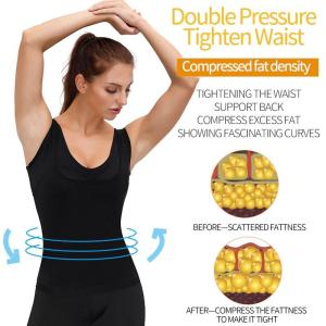 Ultimate Sweat Shaper Thermal Tank Top SLIMMING BODY SHAPER ADVANCED SWEATWEAR Quick Dry Yoga Tank Top Fitness Top Yoga T-Shirt Womens Premium Workout Tank Top Slimming Polymer Sauna Vest quick drying tops running suits zumba fitness trainning