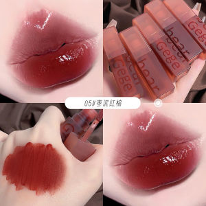 Gege bear Lip Gloss Lipstick 戈戈小熊天鹅绒唇釉 丝绒柔雾哑光持久不易掉色口红  💄