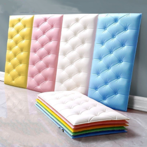 11DDTTII หนาขึ้น สติกเกอร์ติดผนังรูป3D ป้องกันการชนกัน กาวในตัว แผ่นปูผนัง ของตกแต่งบ้าน ดีไอวาย วอลเปเปอร์ ห้องนอนสำหรับเด็ก