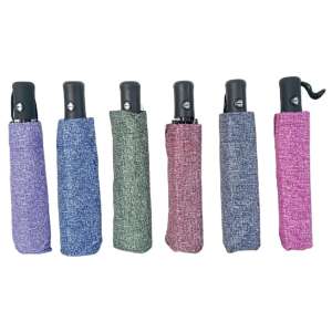 (ELLA SHOP) 3 folds Automatic printed coated new design umbrella with uv sun/rain protect